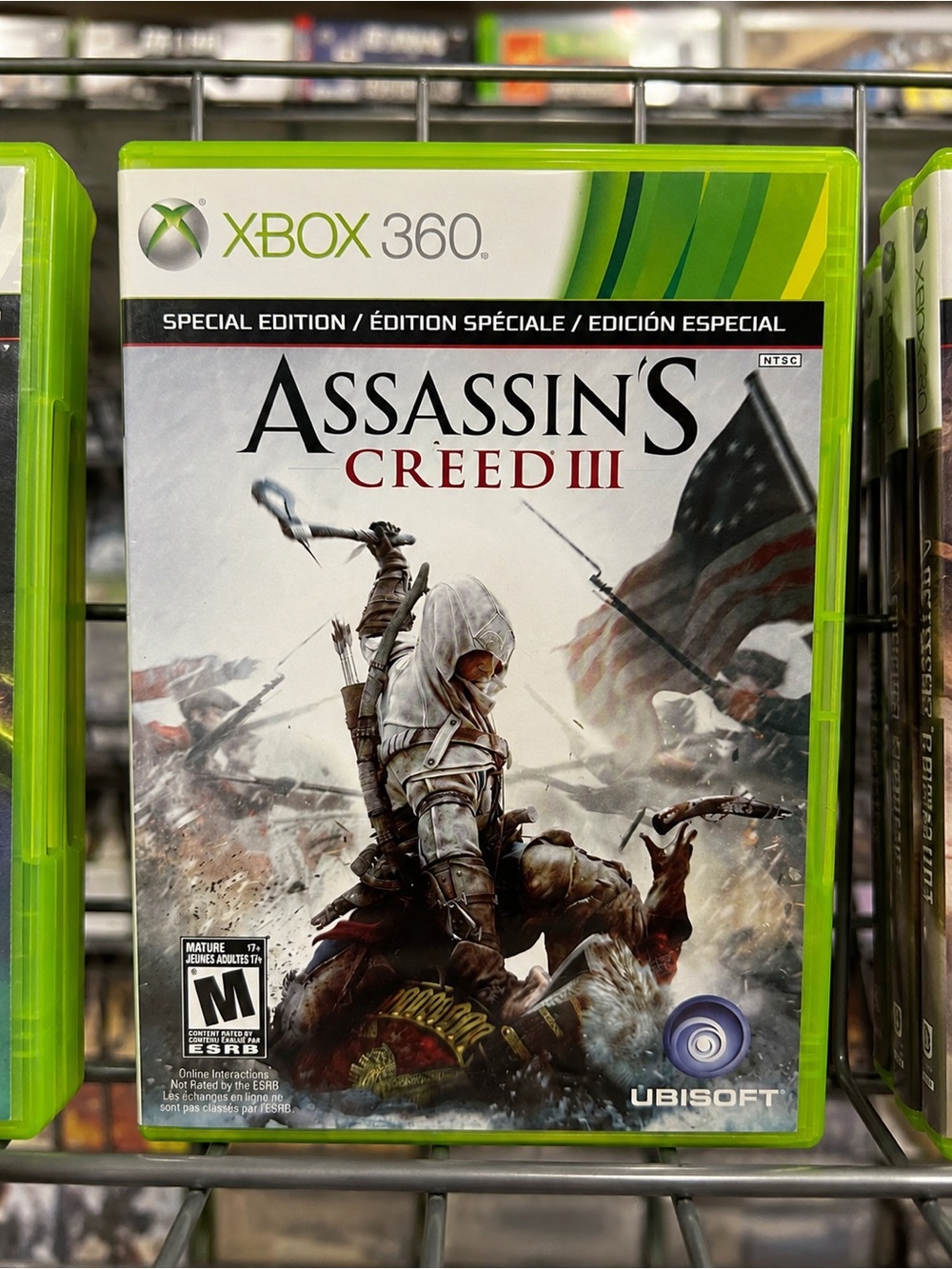 Assassin’s Creed III Special Edition Xbox 360 Complete CIB 2 Disc Set